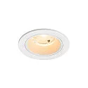 ceiling recessed luminaire NUMINOS® S round, suitable for VDU workstation IP20, white, lacquered dimmable