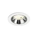 ceiling recessed luminaire NUMINOS® S suitable for VDU workstation IP20, chrome, white dimmable