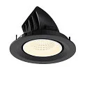 SLV Plafondinbouwarmatuur NUMINOS® GIMBLE M geschikt voor beeldschermwerkstations IP20, zwart, wit, gelakt dimbaar