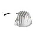 SLV ceiling recessed luminaire NUMINOS® M round, suitable for VDU workstation IP20, white, lacquered dimmable