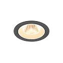 Plafondinbouwarmatuur NUMINOS® M rond, geschikt voor beeldschermwerkstations IP20, zwart, wit, gelakt dimbaar
