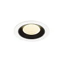 ceiling recessed luminaire NUMINOS® M suitable for VDU workstation IP20, black, white dimmable
