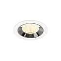 ceiling recessed luminaire NUMINOS® M suitable for VDU workstation IP20, chrome, white dimmable