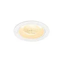 ceiling recessed luminaire NUMINOS® M round, suitable for VDU workstation IP20, white, lacquered dimmable