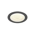 Plafondinbouwarmatuur NUMINOS® M rond, geschikt voor beeldschermwerkstations IP20, zwart, wit, gelakt dimbaar