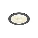Plafondinbouwarmatuur NUMINOS® M rond, geschikt voor beeldschermwerkstations IP20, zwart, wit, gelakt dimbaar