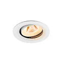Plafondinbouwarmatuur NUMINOS® MOVE M rond, geschikt voor beeldschermwerkstations IP20, wit, gelakt dimbaar