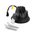 SLV ceiling recessed luminaire NUMINOS® MOVE M round, suitable for VDU workstation IP20, black, white, lacquered dimmable