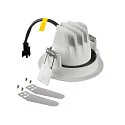 SLV ceiling recessed luminaire NUMINOS® MOVE M round, suitable for VDU workstation IP20, white, lacquered dimmable