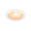 ceiling recessed luminaire NUMINOS® L round, suitable for VDU workstation IP20, white, lacquered dimmable