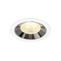 ceiling recessed luminaire NUMINOS® L suitable for VDU workstation IP20, chrome, white dimmable