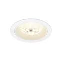 ceiling recessed luminaire NUMINOS® L round, suitable for VDU workstation IP20, white, lacquered dimmable