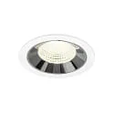 ceiling recessed luminaire NUMINOS® L suitable for VDU workstation IP20, chrome, white dimmable