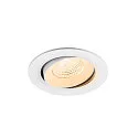 ceiling recessed luminaire NUMINOS® MOVE L round, suitable for VDU workstation IP20, white, lacquered dimmable
