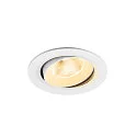 ceiling recessed luminaire NUMINOS® MOVE L round, suitable for VDU workstation IP20, white, lacquered dimmable