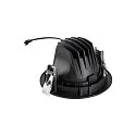 SLV Plafondinbouwarmatuur NUMINOS® MOVE L rond, geschikt voor beeldschermwerkstations IP20, zwart, gelakt dimbaar