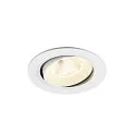 ceiling recessed luminaire NUMINOS® MOVE L round, suitable for VDU workstation IP20, white, lacquered dimmable