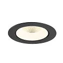SLV Plafondinbouwarmatuur NUMINOS® GIMBLE XL geschikt voor beeldschermwerkstations IP20, zwart, wit, gelakt dimbaar