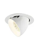 ceiling recessed luminaire NUMINOS® GIMBLE XL suitable for VDU workstation IP20, white, lacquered dimmable