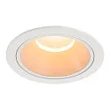 Plafondinbouwarmatuur NUMINOS® XL rond, geschikt voor beeldschermwerkstations IP20, wit, gelakt dimbaar