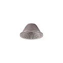 SLV ceiling recessed luminaire NUMINOS® XL round, suitable for VDU workstation IP20, black, lacquered dimmable