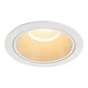 ceiling recessed luminaire NUMINOS® XL round, suitable for VDU workstation IP20, white, lacquered dimmable