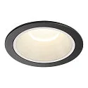 Plafondinbouwarmatuur NUMINOS® XL rond, geschikt voor beeldschermwerkstations IP20, zwart, wit, gelakt dimbaar