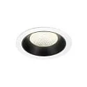 ceiling recessed luminaire NUMINOS® XL suitable for VDU workstation IP20, black, white dimmable