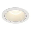 ceiling recessed luminaire NUMINOS® XL round, suitable for VDU workstation IP20, white, lacquered dimmable