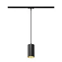 1-fase pendelarmatuur ASTO TUBE met lamphouder GU10 IP20, zwart