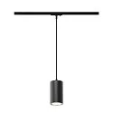 1-fase pendelarmatuur ASTO TUBE met lamphouder GU10 IP20, zwart