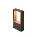 Staande armatuur voor buiten FLATT II 36 PHASE down, Zeelucht bestendig IP65, antraciet, bruin, hout donker, gelakt dimbaar