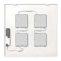 SLV Rasterarmatuur PAVANNO 625 45 WB WH ON-OFF CCT Switch, UGR < 19, schakelbaar, multipower IP20, wit 