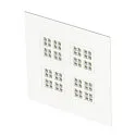 SLV Rasterarmatuur PAVANNO 625 45 WB WH ON-OFF CCT Switch, UGR < 19, schakelbaar, multipower IP20, wit 