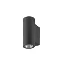 SLV Wandarmatuur voor buitenshuis HELIA PRO S UP/DOWN up / down, cilindrisch, DALI aanstuurbaar, slagvast IP65, antraciet