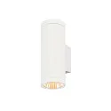 outdoor wall luminaire HELIA PRO L UP/DOWN up / down, cylindrical, DALI controllable, impact resistant IP65, white