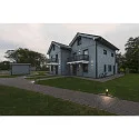 outdoor wall luminaire THEO PRO S UP/DOWN small, square, DALI controllable, sea-air resistant IP65, anthracite