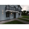 outdoor wall luminaire THEO PRO S UP/DOWN small, square, DALI controllable, sea-air resistant IP65, anthracite