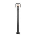 SLV Staande armatuur voor buiten TAHA II 90 met Sensor, CCT Switch, schakelbaar IP54, zwart, gelakt 