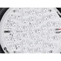 SLV wall and ceiling luminaire CYFT WAVE XL IP65, black, lacquered dimmable