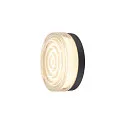SLV wall and ceiling luminaire CYFT WAVE XL IP65, black, lacquered dimmable