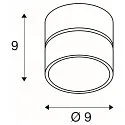 Wand- en plafondarmatuur KALU 2.0 SINGLE PHASE 1-vlams, UGR < 19, cardanisch draaien IP20, zwart dimbaar