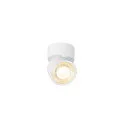 wall and ceiling luminaire KALU 2.0 SINGLE PHASE 1 flame, UGR < 19, cardanic swivelling IP20, white dimmable