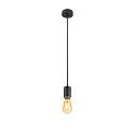 Pendelarmatuur LALU® E27 IP20, zwart dimbaar