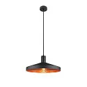 SLV Pendelarmatuur LALU® E27 IP20, zwart dimbaar