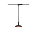 SLV 1-fase pendelarmatuur LALU® MIX&MATCH zonder lampenkap, CCT Switch IP20, zwart dimbaar