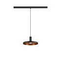 SLV Pendelarmatuur LALU® IP20, zwart dimbaar