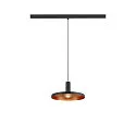 SLV Pendelarmatuur LALU® IP20, zwart dimbaar