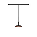 SLV Pendelarmatuur LALU® IP20, zwart dimbaar