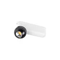 SLV wall and ceiling luminaire DYSKO IP20, black, white, lacquered dimmable